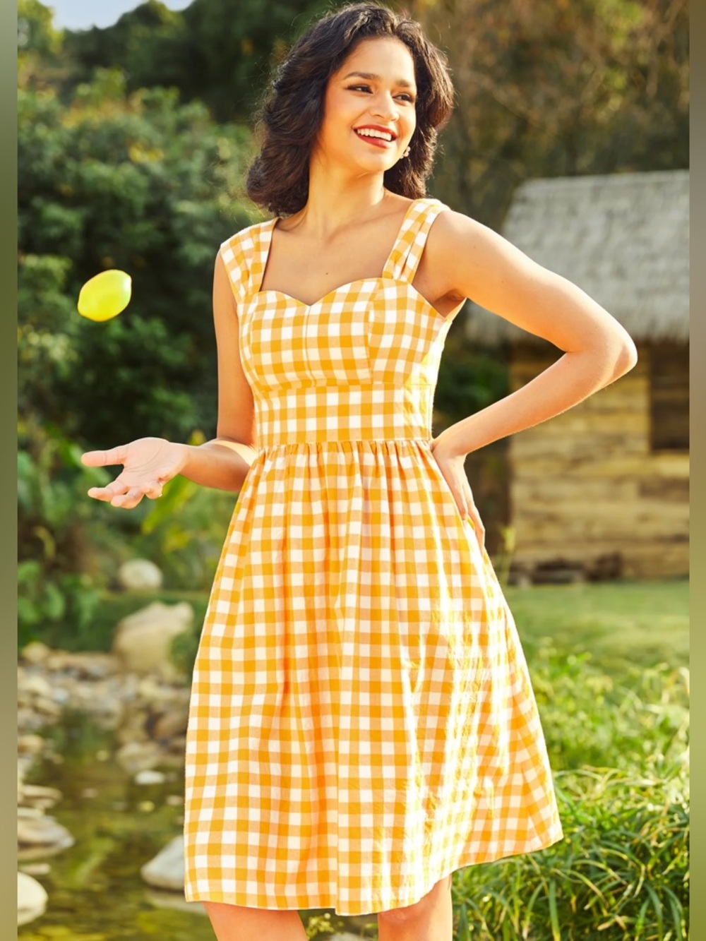 ModCloth Sun-Kissed Fairytale Midi Dress in Sunbeam Gold